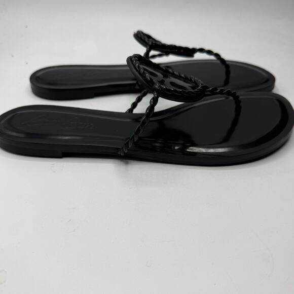 NEW NWT Tory Burch x BonBon Miller Twist Sandals Black Size 10 - Picture 3 of 7
